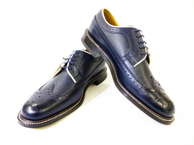 GLAD HAND×REGAL AMERICAN BROGUE-SHOES NVY
