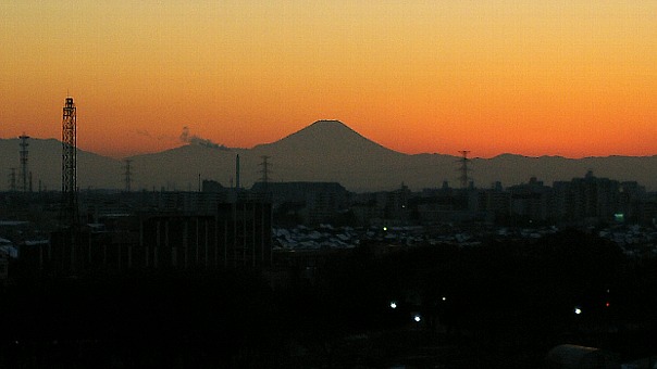 夕焼け富士ｂ