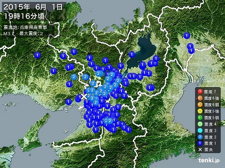 2015601　兵庫県南東部で地震