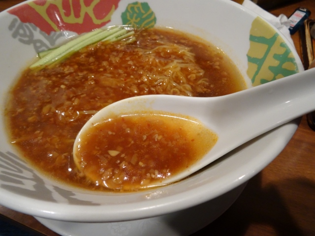 麺亭　味噌ラーメン　スープ