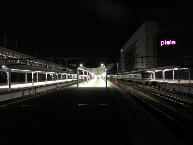 夜の姫路駅