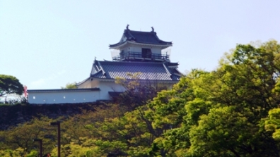 静岡県浜松市の浜松城へ上る時に撮った浜松城