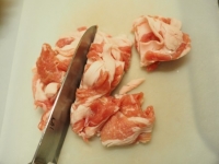 豚こま肉とチンゲンサイの麺つ01