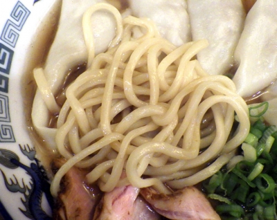 綿麺 フライデーナイト Part117 (16/9/23) 鶏ワンタン麺（麺のアップ）