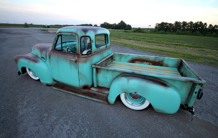 1954 Chevy 3100 short bed Patina Truck2