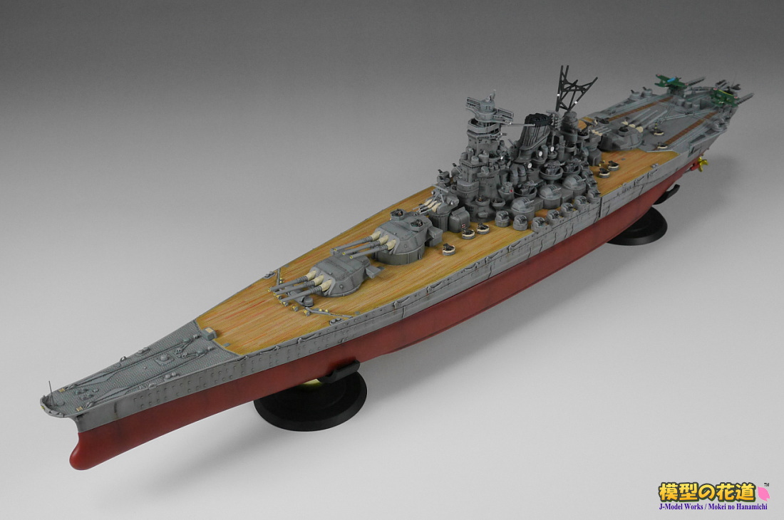 模型の花道のブログ フジミ 1/700 艦NEXT 戦艦大和 簡単フィニッシュ 完成品画像と作ってみた感想