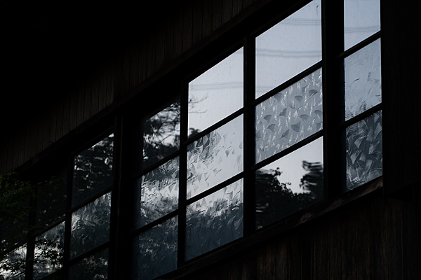 昭和のガラス窓
