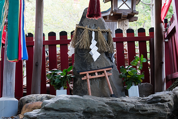洲崎神社道祖神の石神