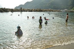 小川海水浴2