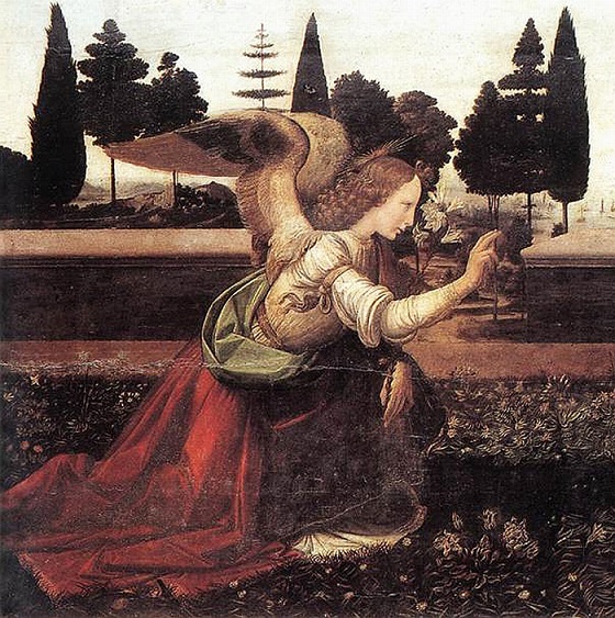 レオナルドが描いた大天使ガブリエル