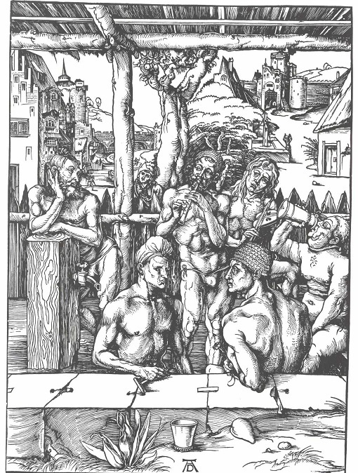 アルブレヒト・デューラー『男子入浴図』 1496-1497