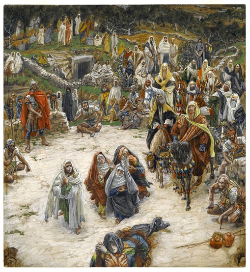 ジェームズ・ティソ『十字架上から見たキリストの磔刑』 1890年頃