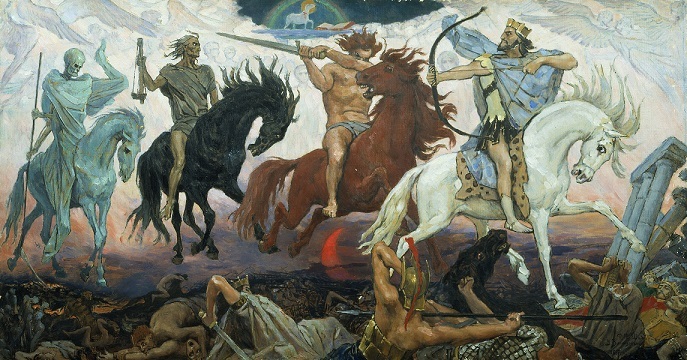 ヴィクトル・ヴァスネツォフ　『黙示録の騎士』1887年