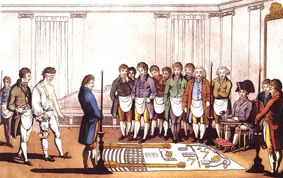 1800年頃の入会儀式の一部