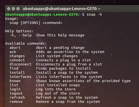 Ubuntu 16.04 Snapパッケージ インストール