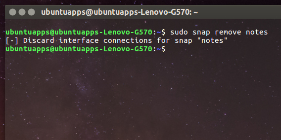 Ubuntu 16.04 Snapパッケージ snapコマンド 削除